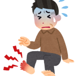 ワイ、痛風発作に悶絶